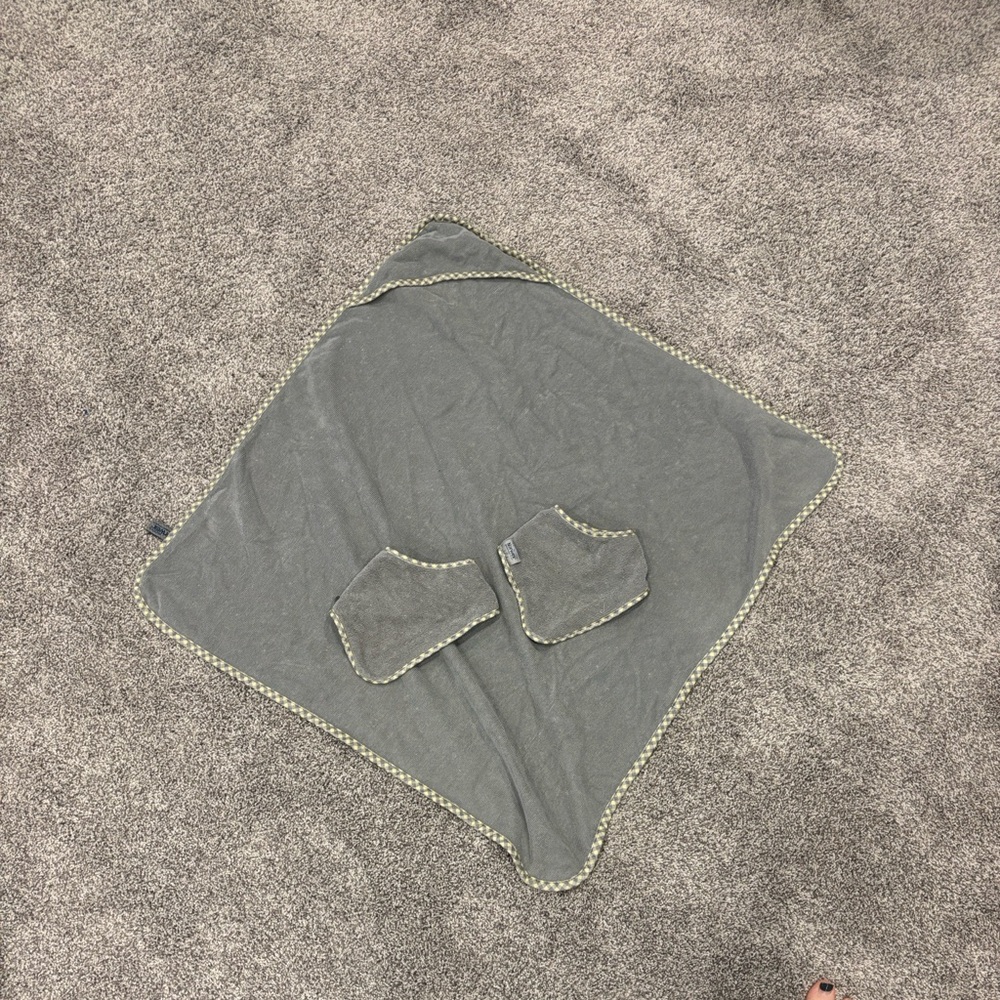 Norwex hooded baby towel and 2 bibs